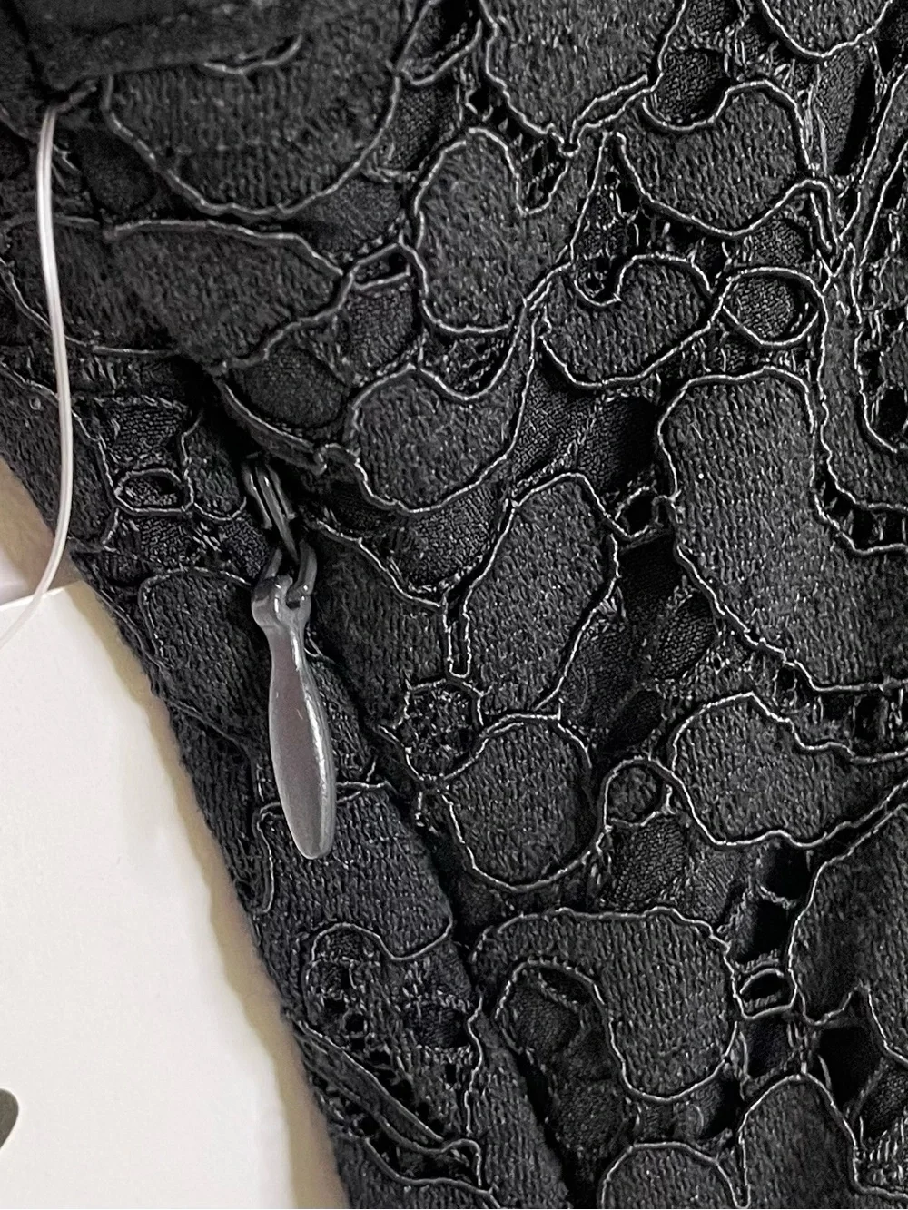 Whimsigoth | Free People Black Lace V-Neck Sleeveless Mini Dress | Pockets S